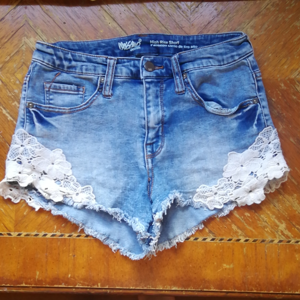 3 for $30 High rise shorts with lace